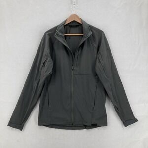 Beyond Clothing L5 Testa Jacket Mens Medium Gray Softshell Full Zip Outdoors